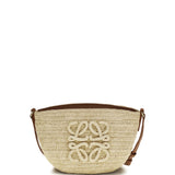 Eclipse raffia and calfskin Shoulder Bag Loewe x Paula’s Ibiza