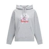 Relaxed poodle-print Hoodie