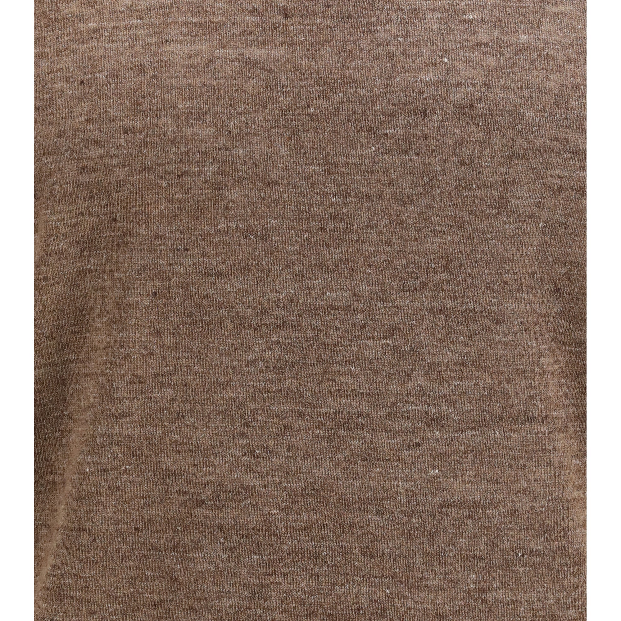 Linen and cotton crewneck T-shirt