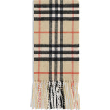 Thin cashmere Check Scarf