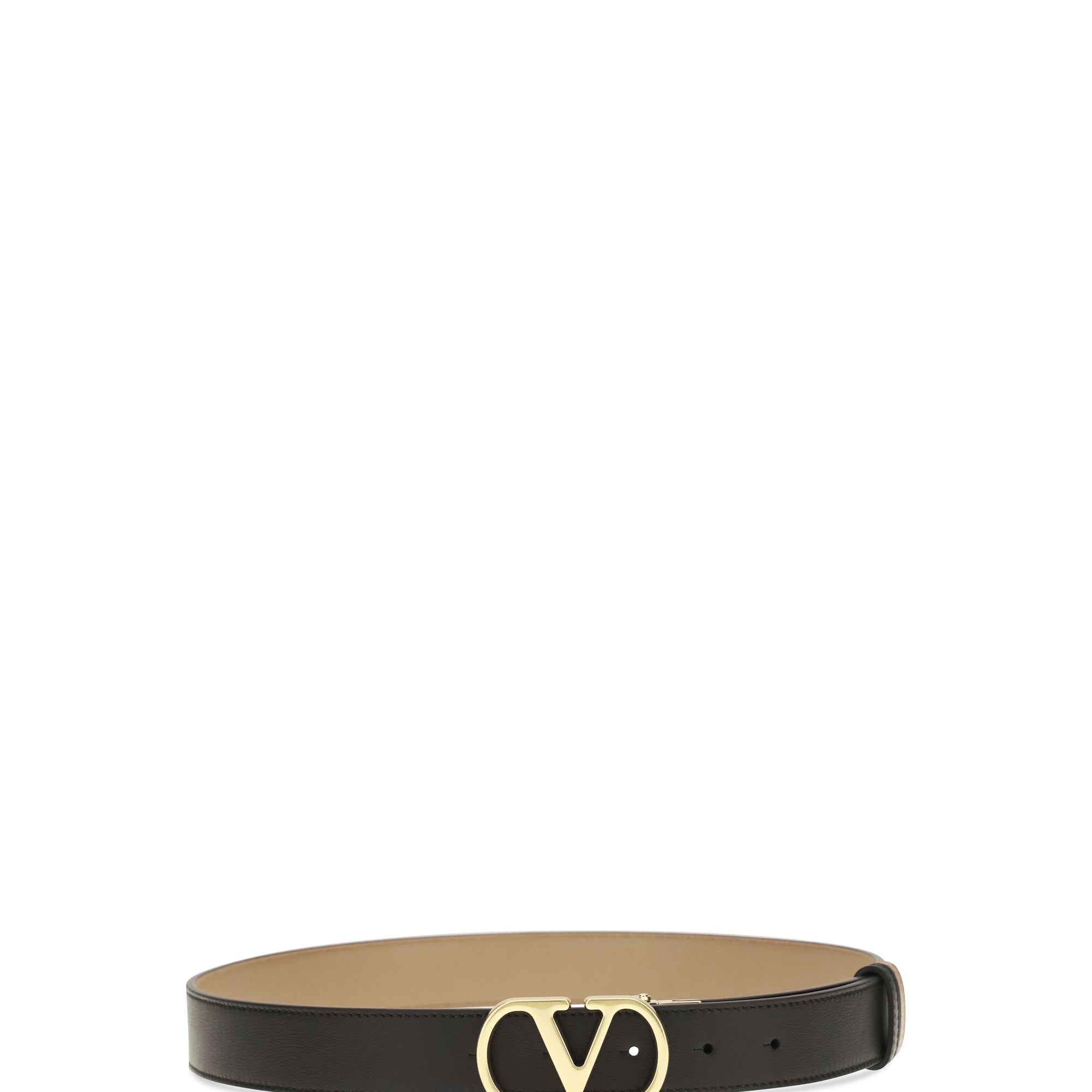 Reversible VLogo Signature Belt