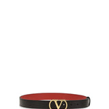 Reversible VLogo Signature Belt