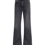 Mid-rise kick boot Jeans