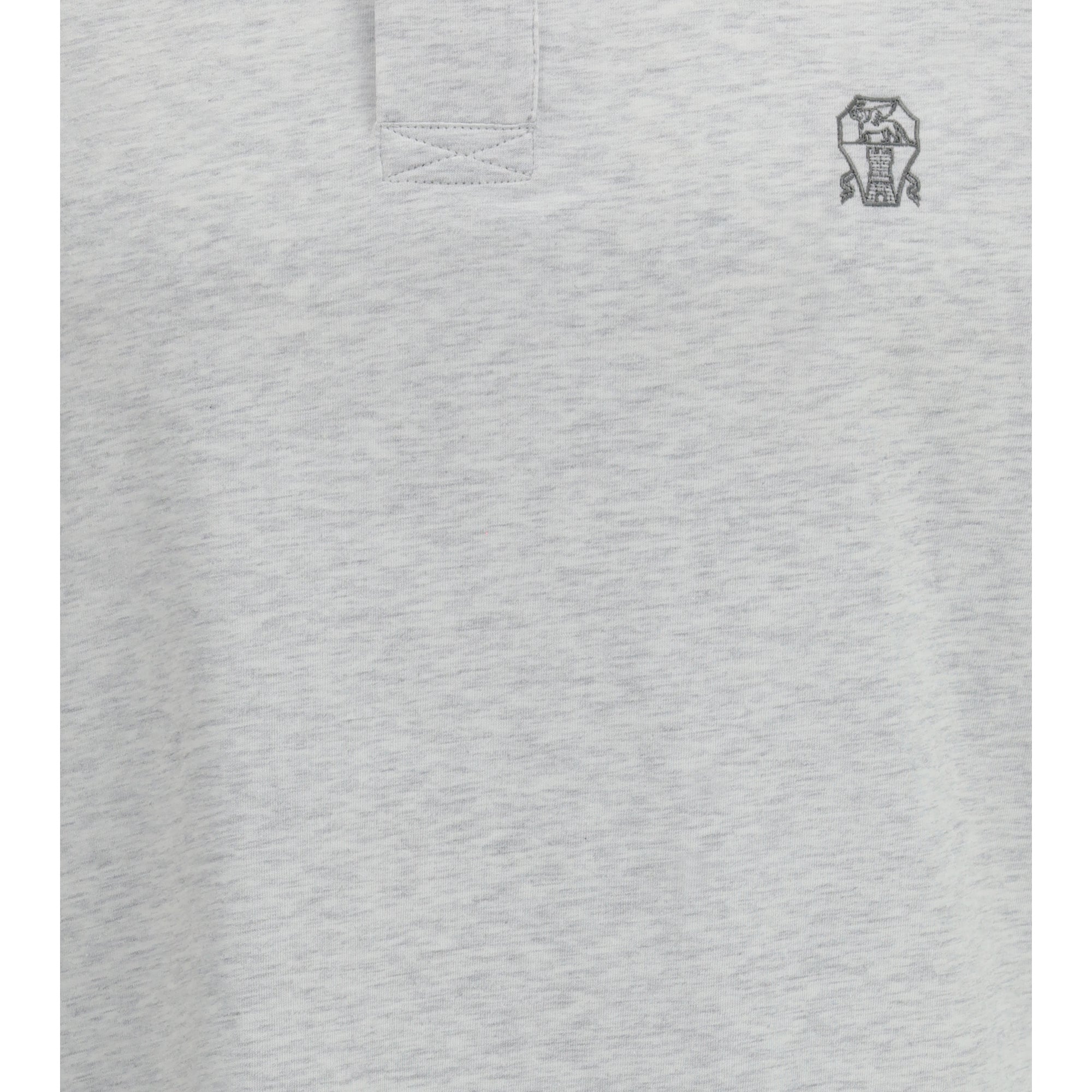 Polo in cotton jersey with short sleeves