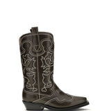 Faux-leather texan Boots