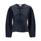 Cotton poplin Blouse with bows