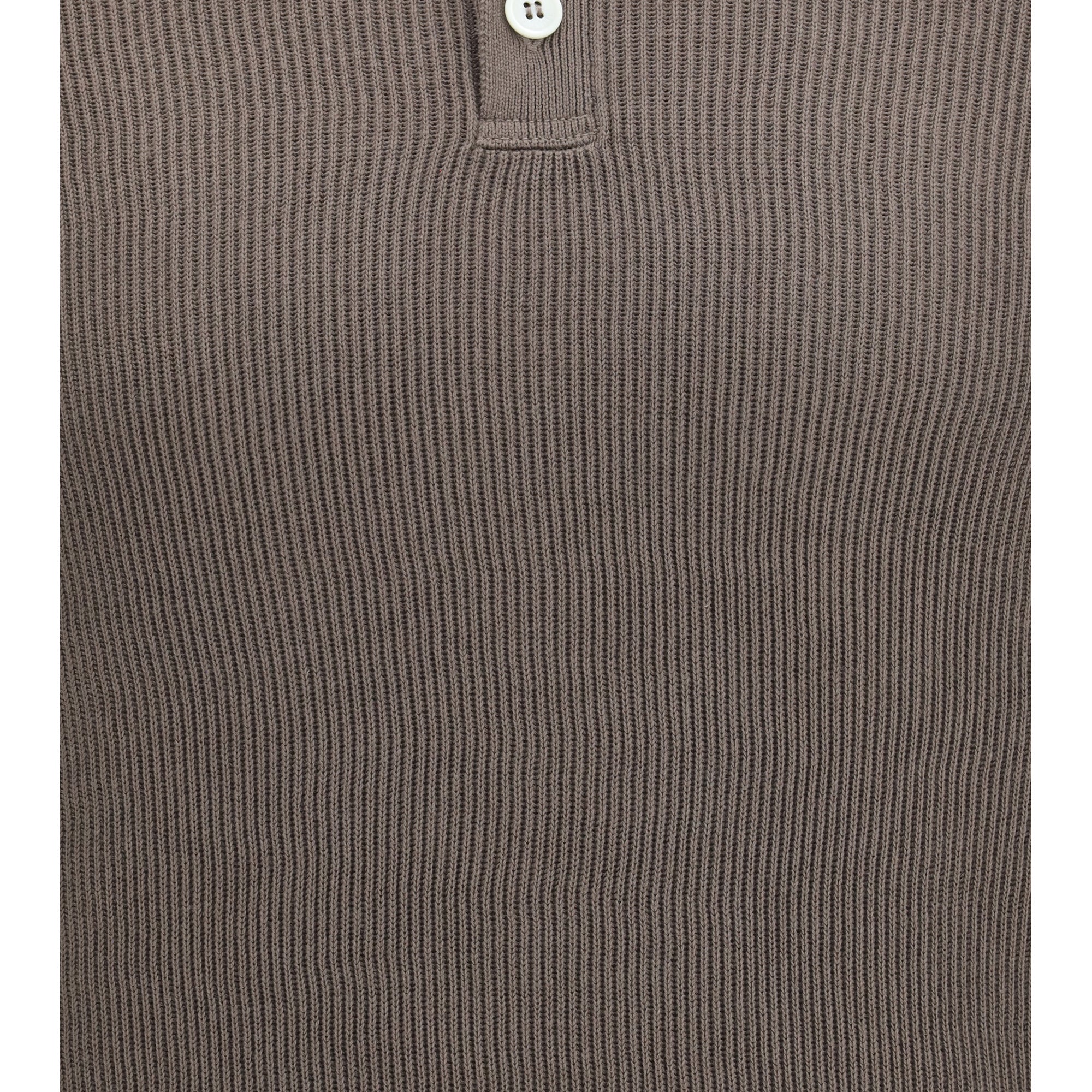 Long-sleeve knit Polo Shirt