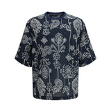 Cotton T-shirt with all over pattern