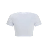 Angels patch cropped T-shirt
