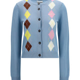 Diamond-pattern Cardigan