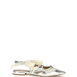 Metallic leather Gianira Ballerinas