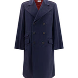 Double-breasted wool Coat