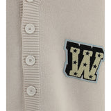 Star Logo Diagonal Varsity Cardigan