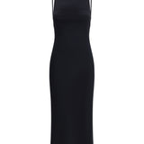 Midi Dress with draped back