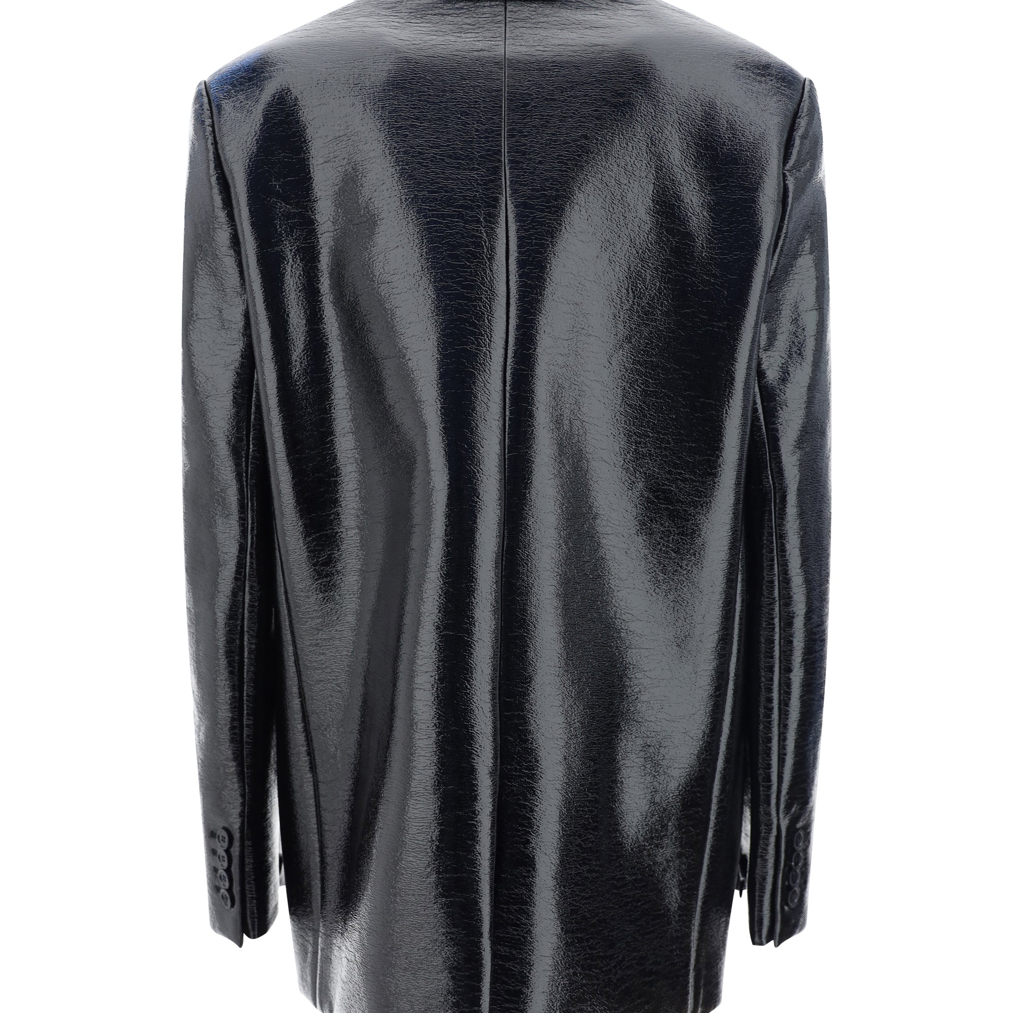 Vinyl Blazer Jacket
