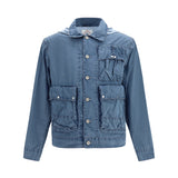 50 Fili Indigo Bleached Goggle Jacket