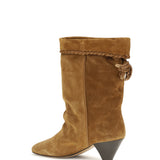 Draped suede Boots