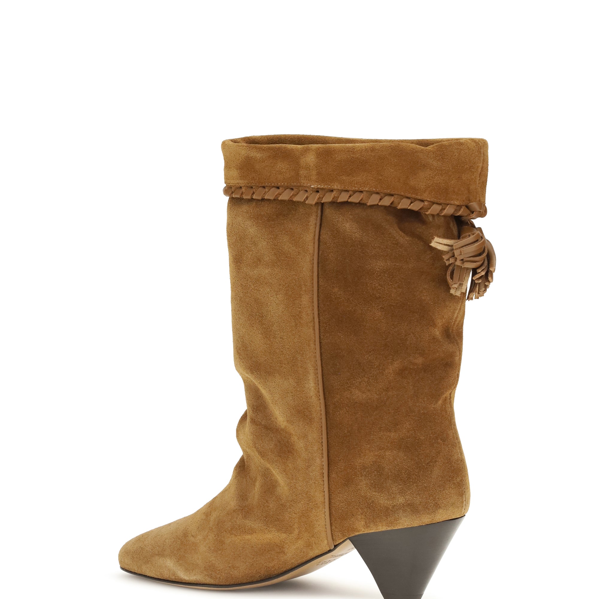 Draped suede Boots