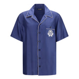 Hawaii piping-embroidered Shirt