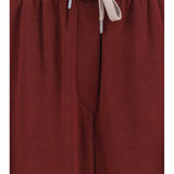Cotton and silk track Pants