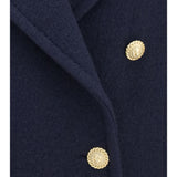 Double-breasted wool Coat with buttons