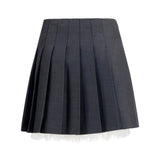Pleated mini Skirt