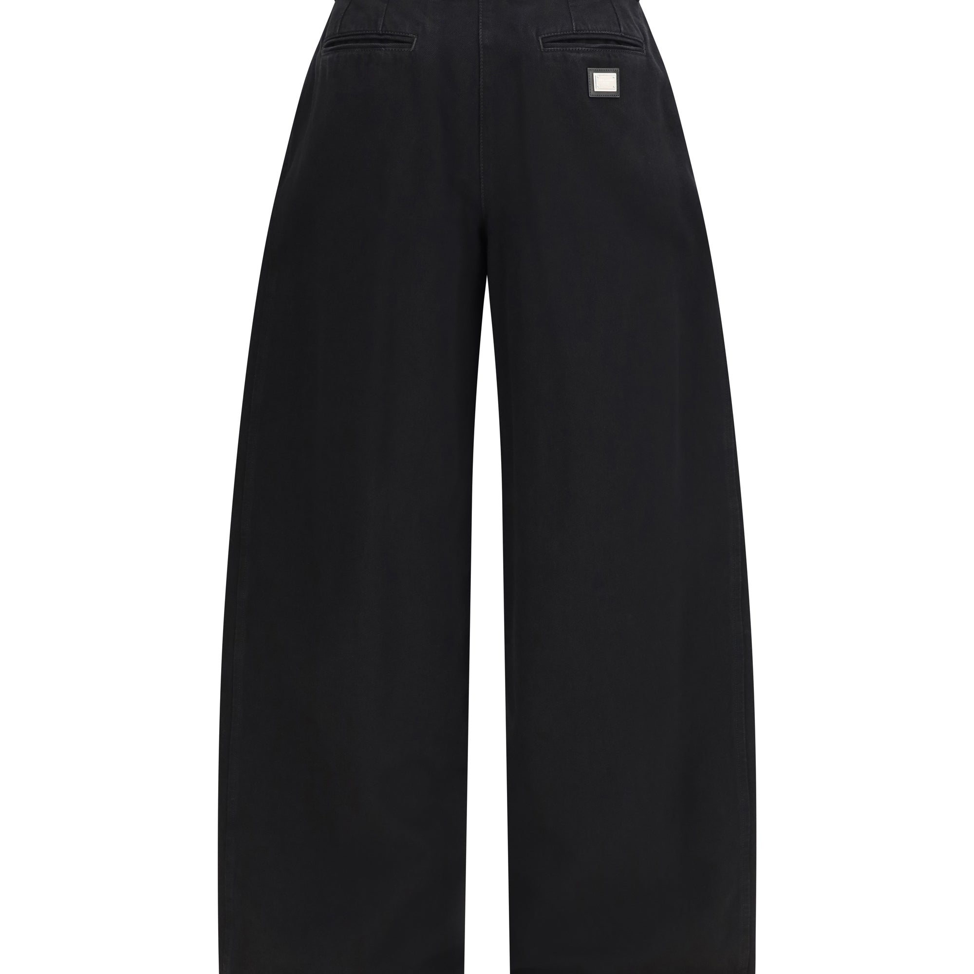 Wide-leg cotton Jeans