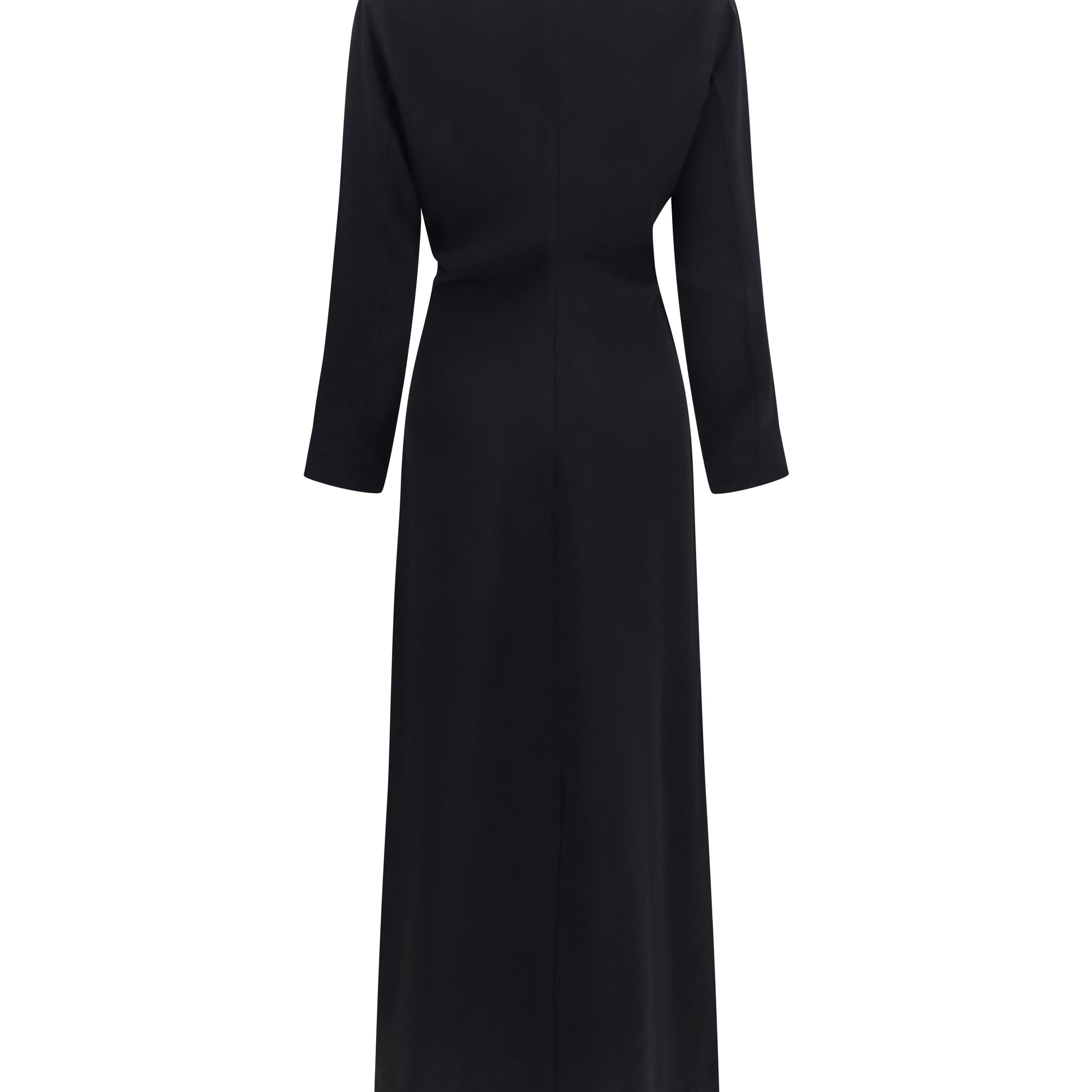 Long-sleeve low-waist Dress