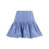 Striped mini balloon Skirt