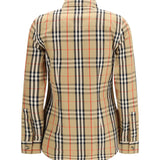 Stretch cotton Check Shirt