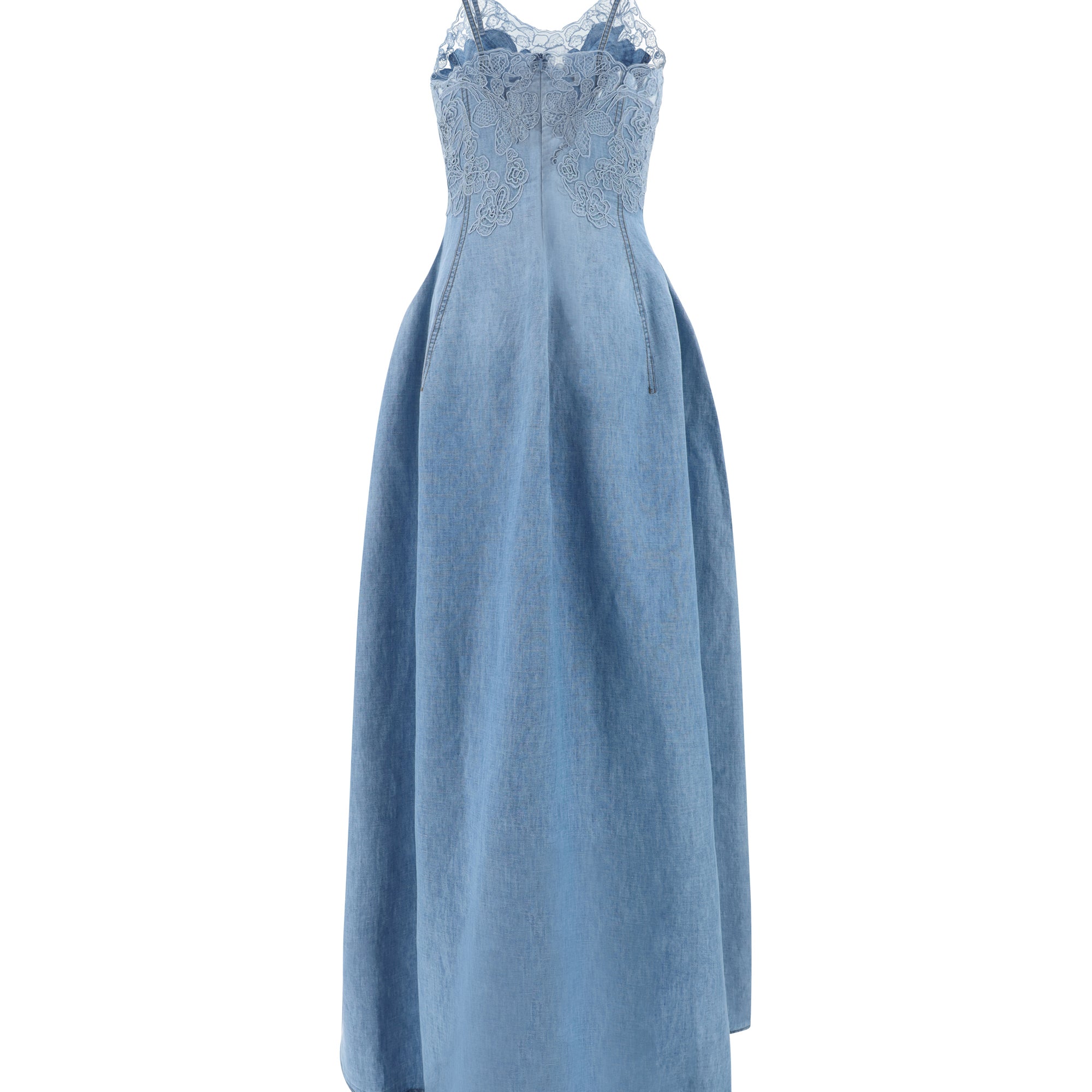 Denim Long Dress