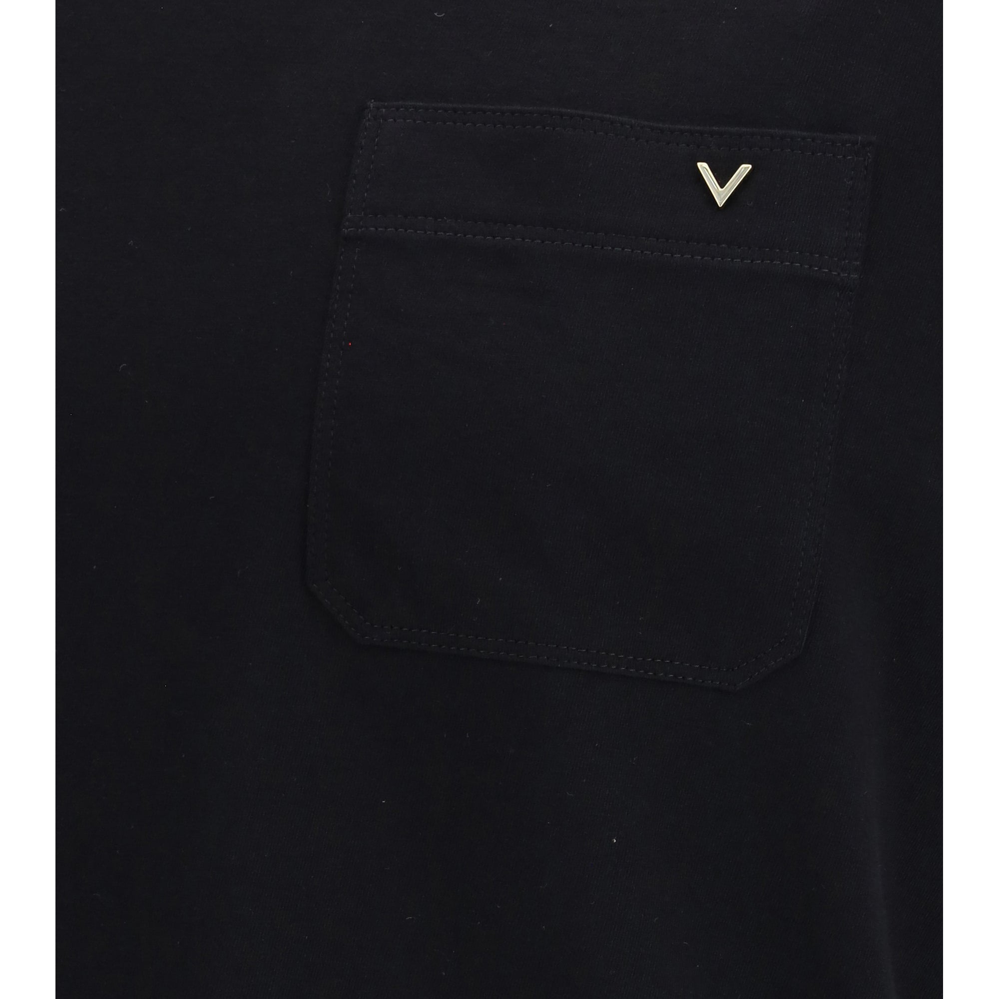 Cotton T-shirt with VGold