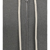 Ribbed virgin wool knit Hoodie