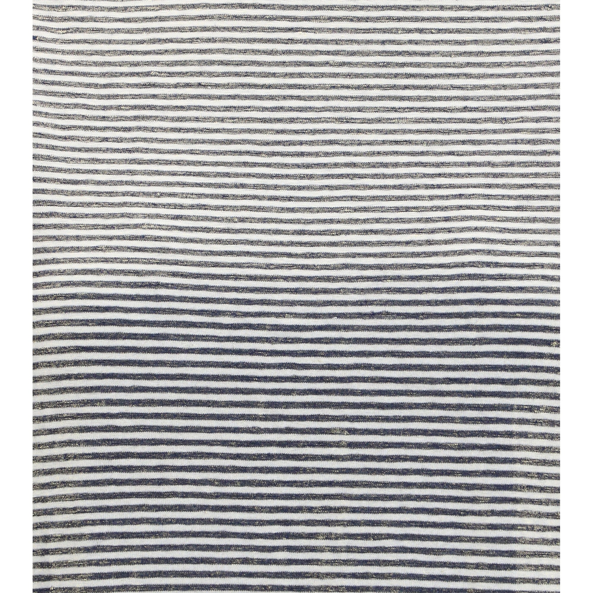 Striped short-sleeve crewneck T-shirt