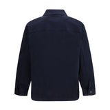 Cassandre Overshirt in gabardine with logo