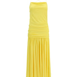 Pleated midi Dress