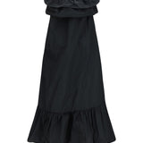 Sleeveless country Dress in technical canvas