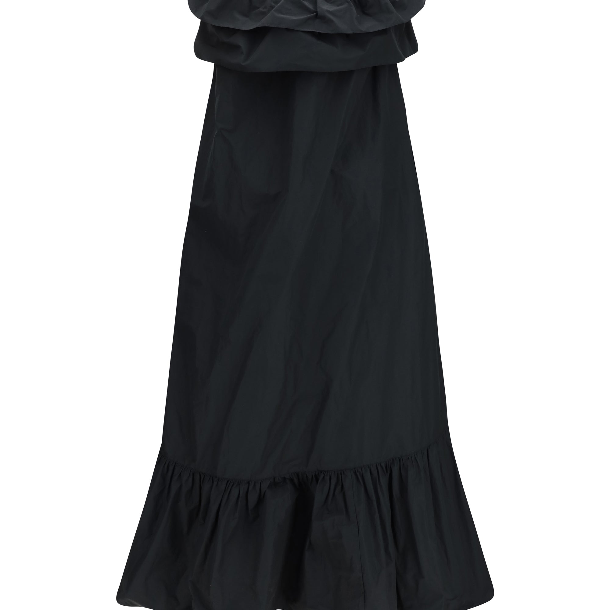 Sleeveless country Dress in technical canvas