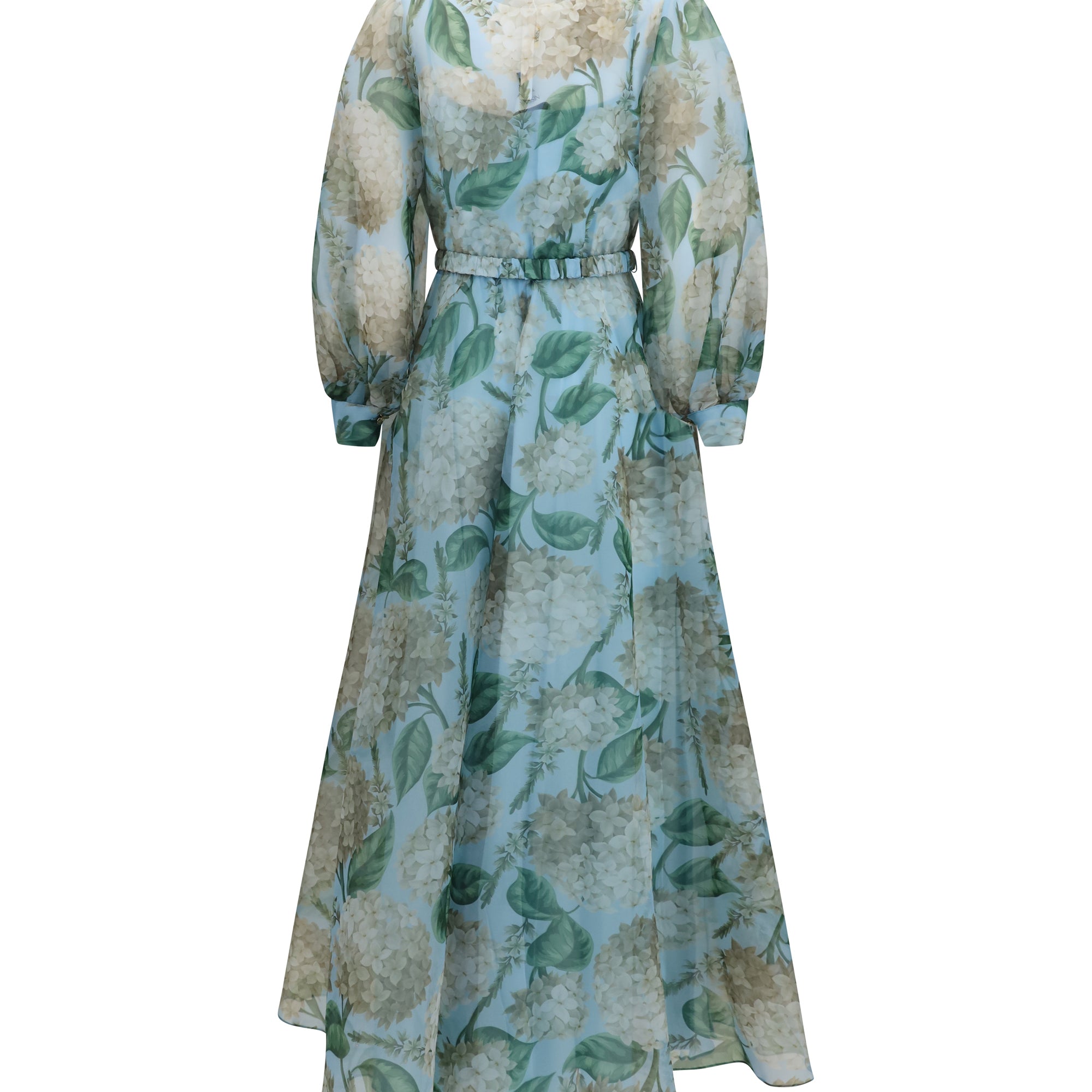 Printed organza Dress