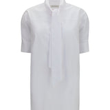 Cotton Shirt with scarf detail