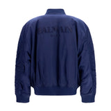 Nylon Bomber Jacket with embroidered back logo