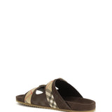Check suede Urchin Sandals