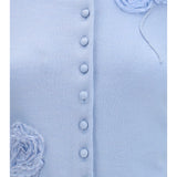 Flower knit Cardigan