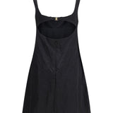 Mini Dress in washed technical satin