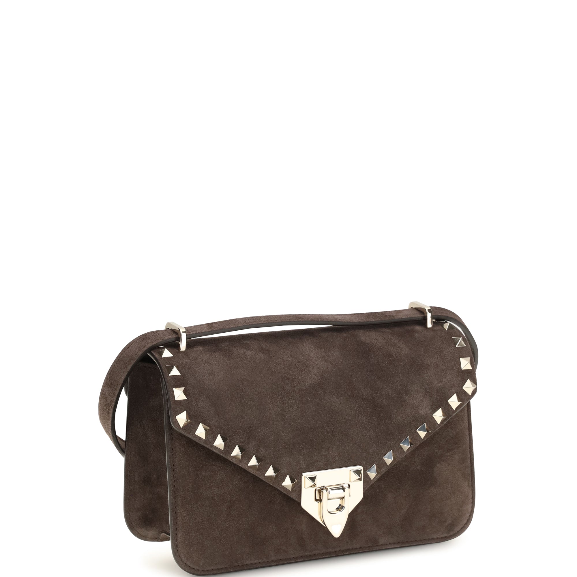 Rockstud mini suede Shoulder Bag