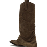 Suede Cowboy Boots
