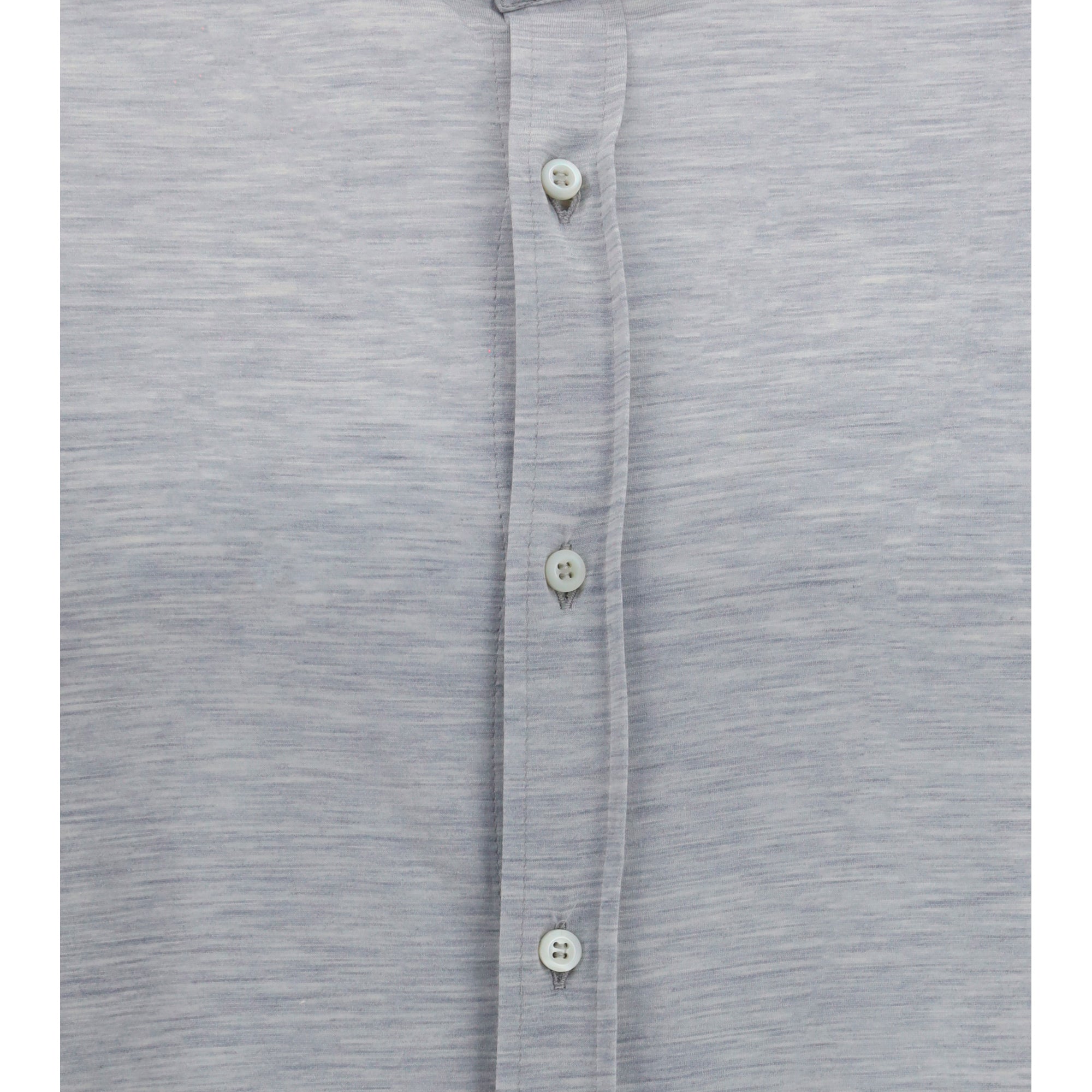 Silk and cotton jersey Shirt with spread collar