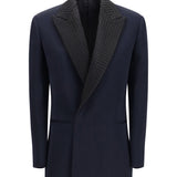 Single breasted Jacket with intrecciato motif