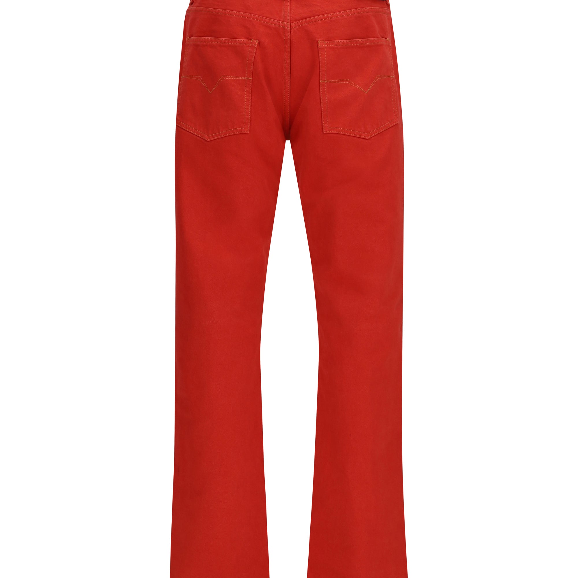 Straight-leg cotton denim Jeans