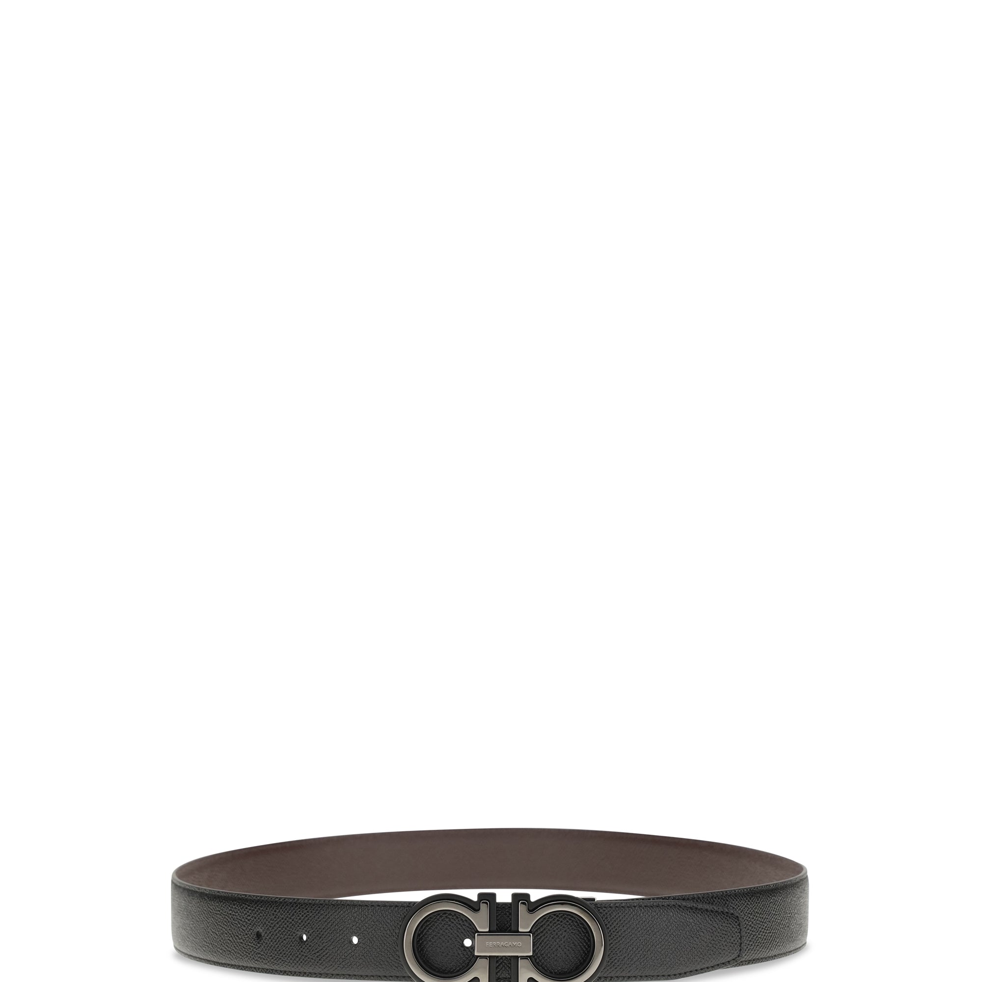 Reversible and adjustable Gancini Belt